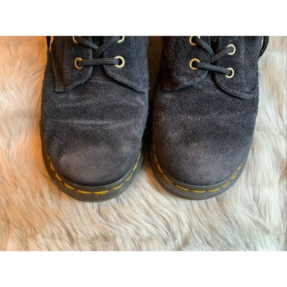 Dr. Martens 101 SUEDE SHEARLING LINED BOOTS  W9 M8 - Picture 7 of 9